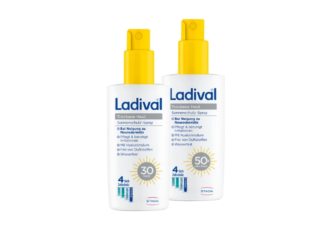 Spray bei trockener Haut