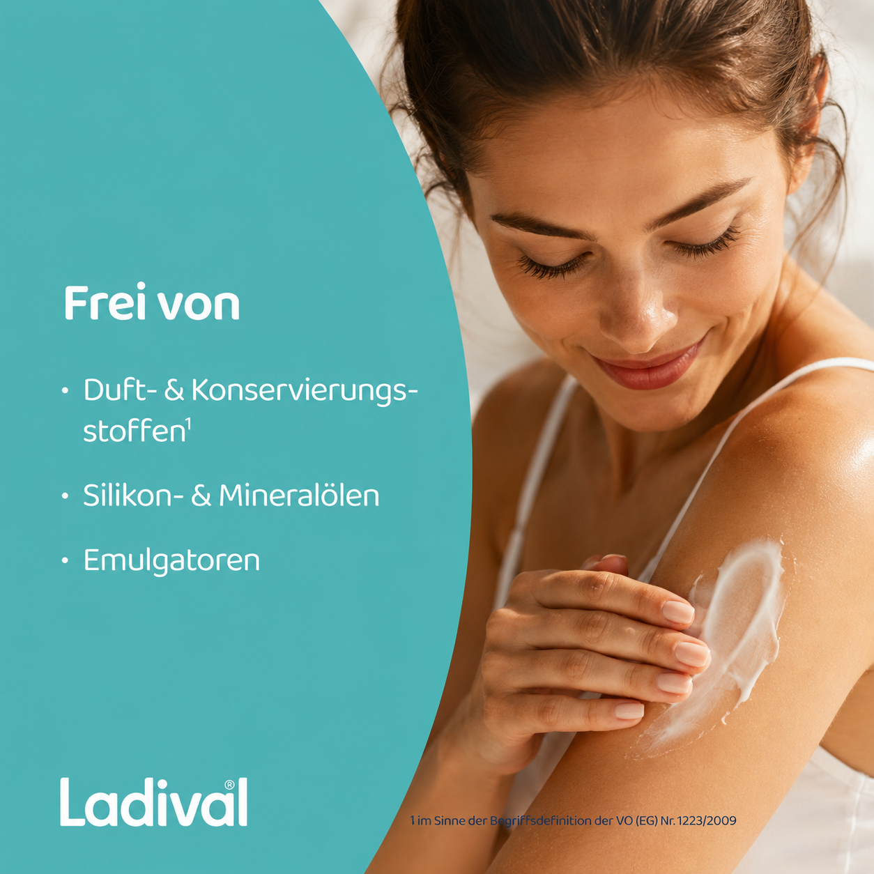 Frei von Emulgatoren, Duft- und Konservierungsstoffen