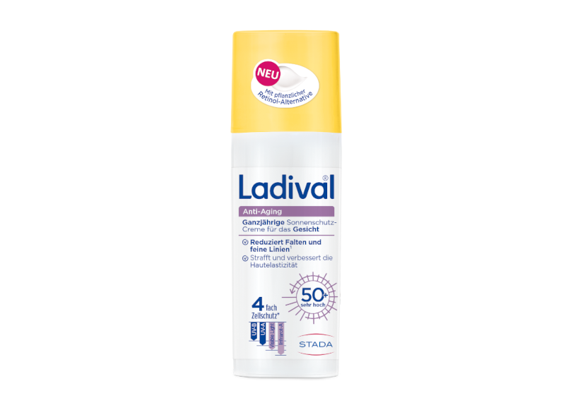 Packshot Ladival Anti-Aging Sonnenschutz-Creme Gesicht