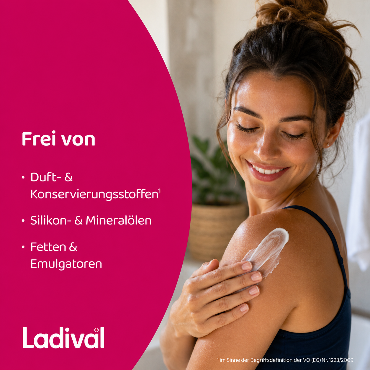 Frei von Emulgatoren, Duft- und Konservierungsstoffen