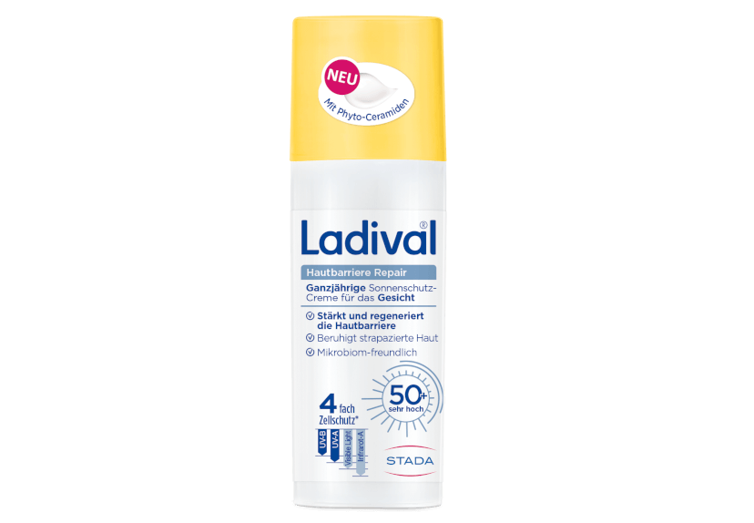 Packshot Ladival Hautbarriere Repair Sonnenschutz-Creme Gesicht