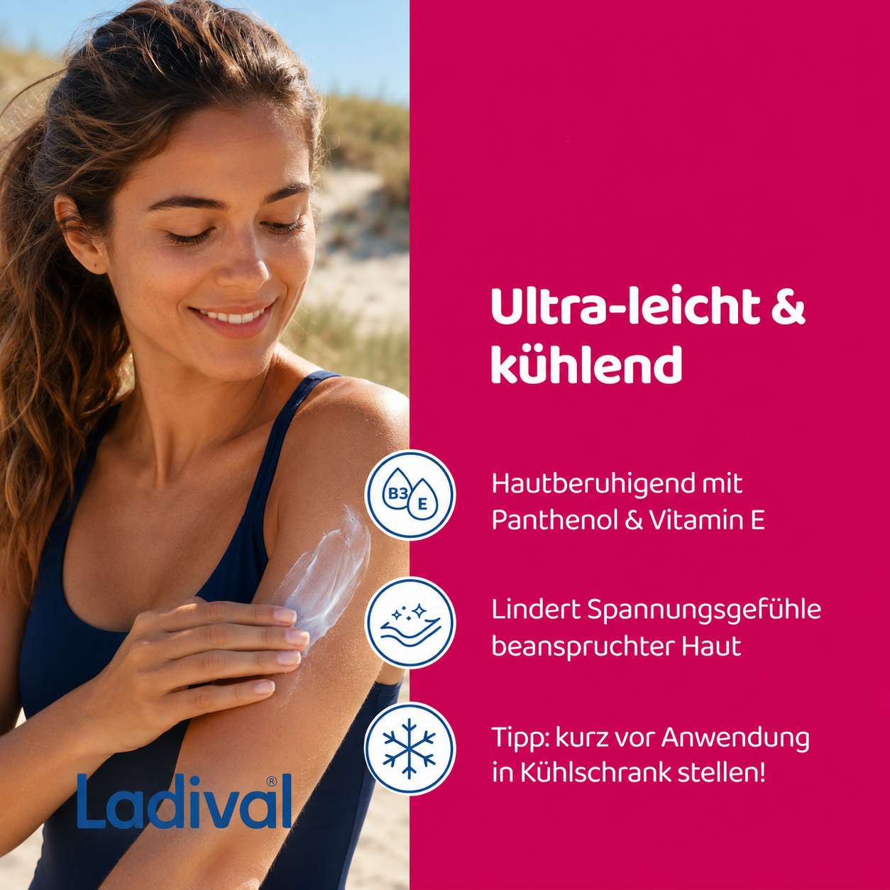 Ultraleicht und kühlend