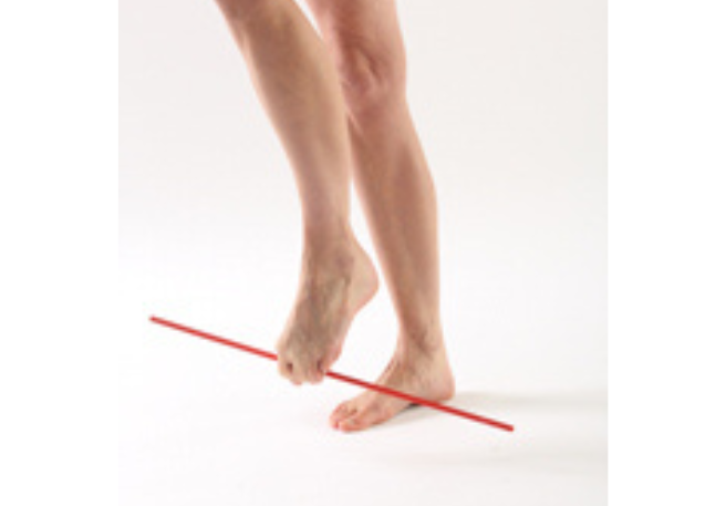 Stab anheben zur Venengymnastik