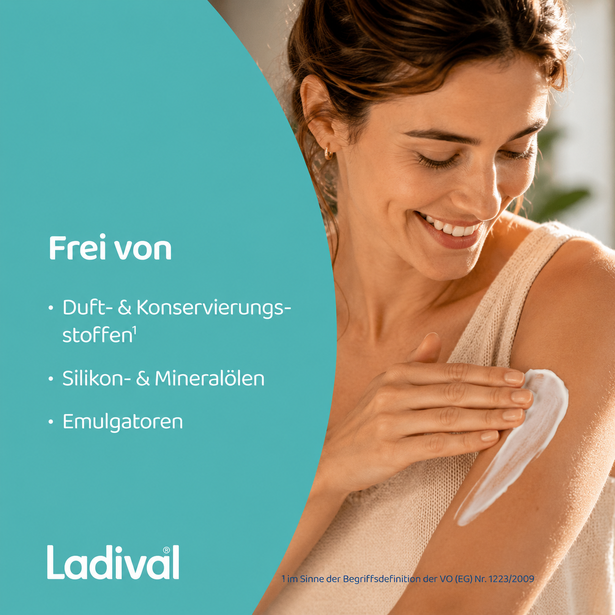 Frei von Emulgatoren, Duft- und Konservierungsstoffen