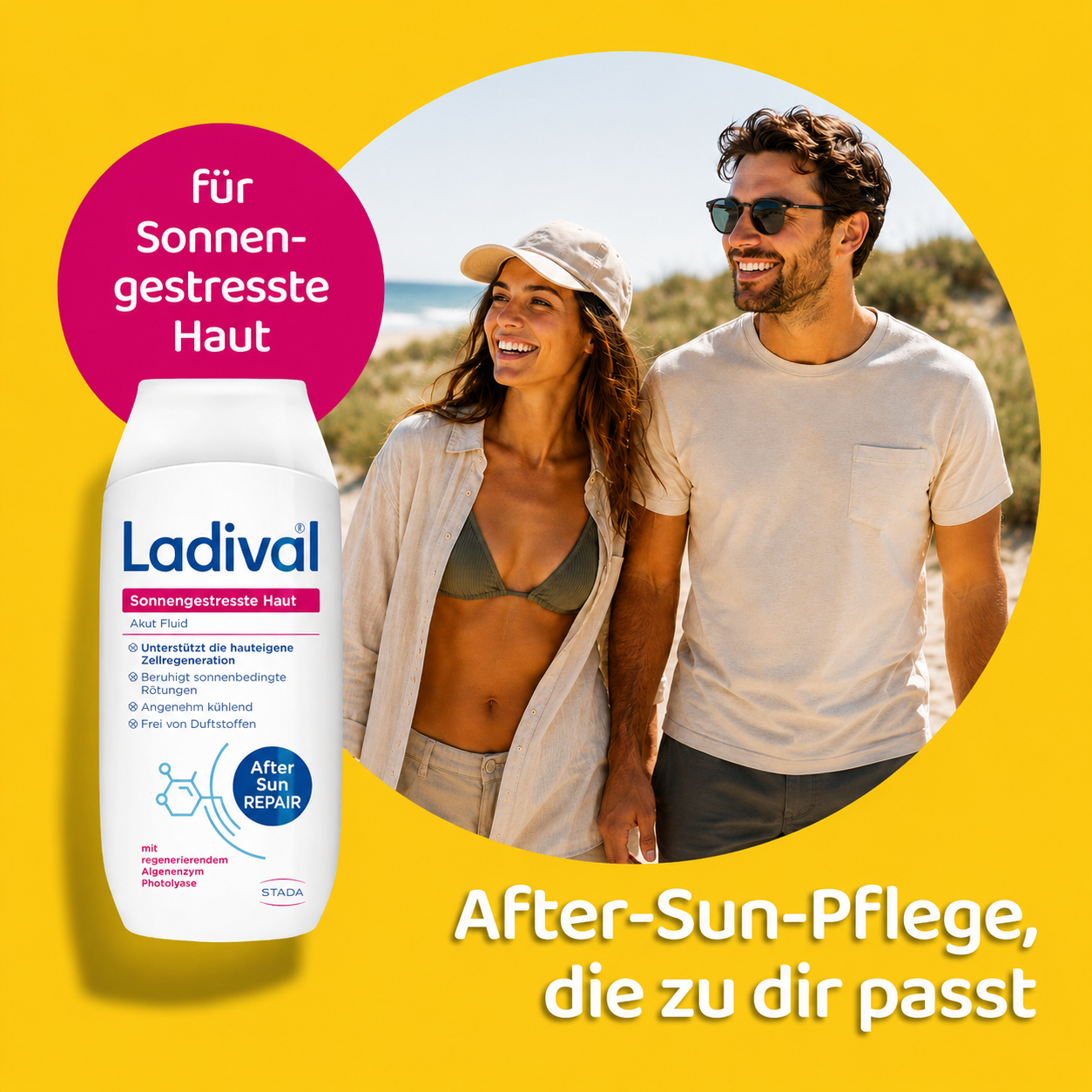 After Sun-Pflege für sonnengestresste Haut