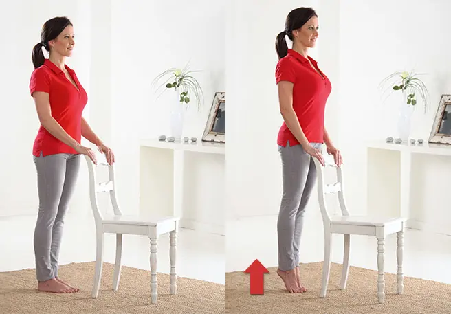 Alltagsübung zur Venengymnastik