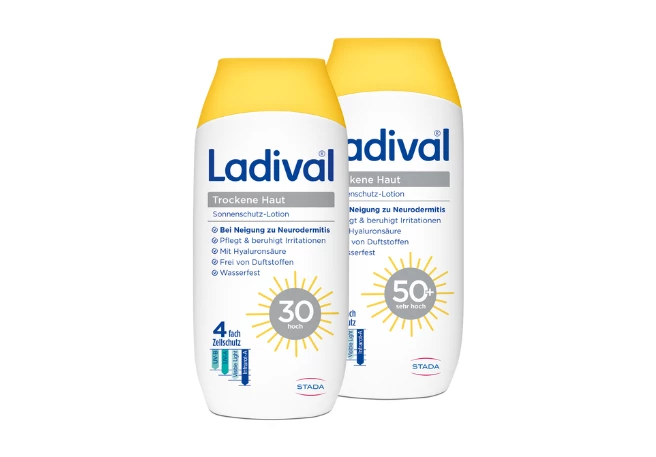 Zur Lotion bei trockener Haut