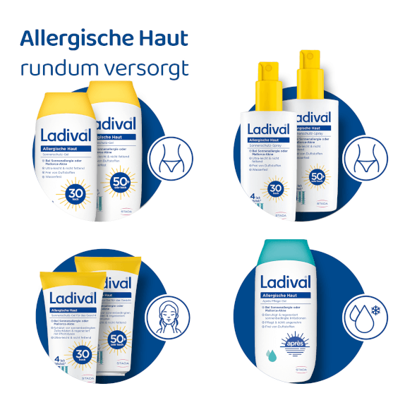 Sonnenschutz von Ladival für allergische Haut