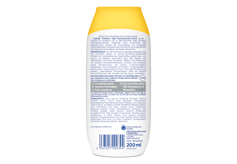 Ladival Sonnenschutz-Lotion Trockene Haut LSF 30