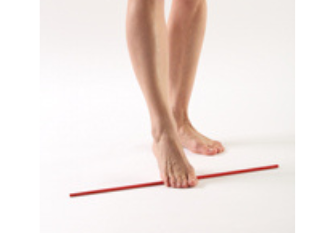 Stab anheben zur Venengymnastik