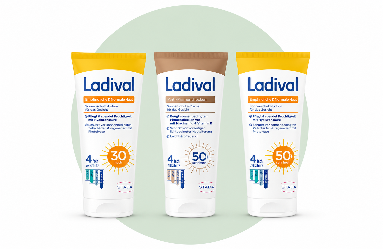 Ladival-Produkte für das Gesicht