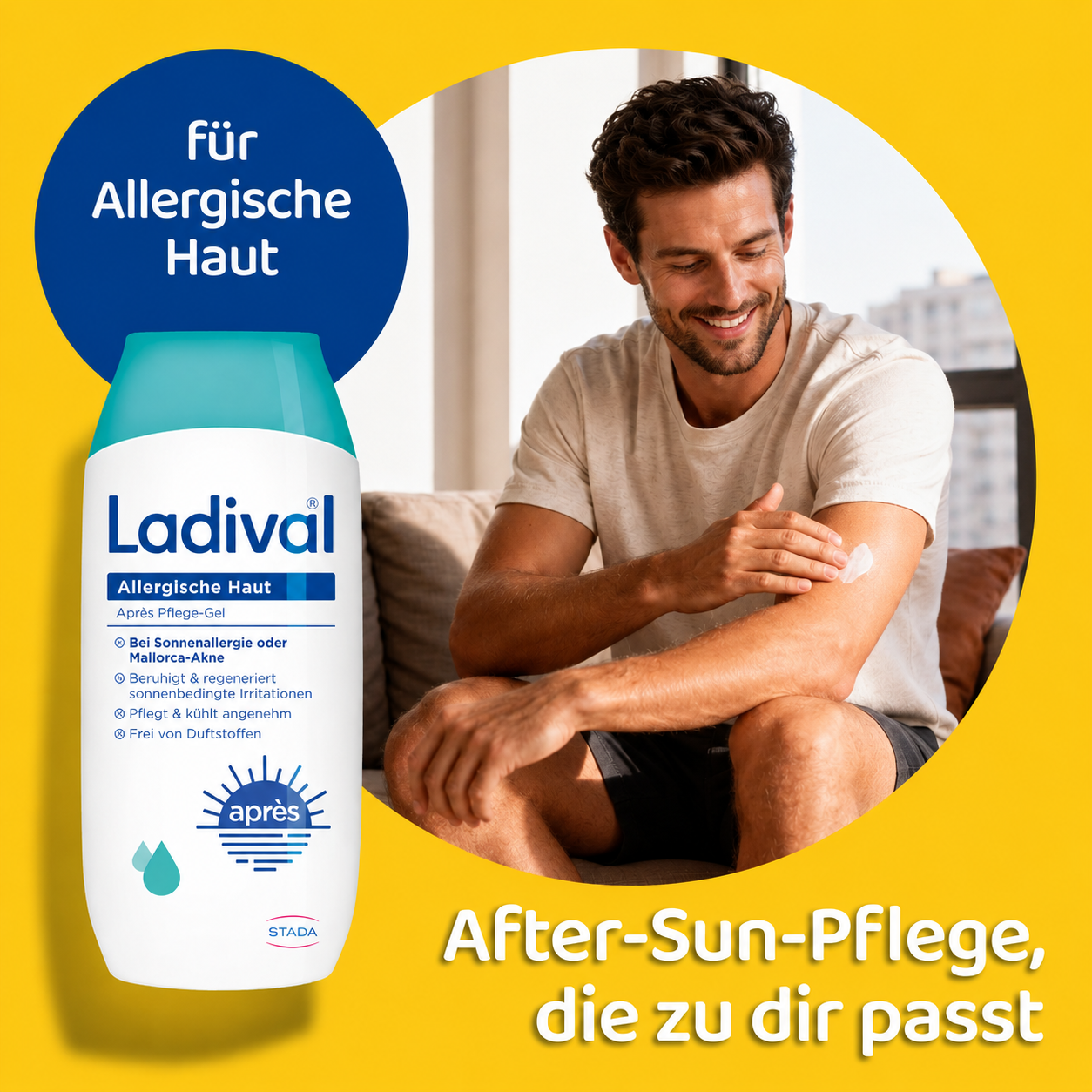 After Sun-Pflege für allergische Haut