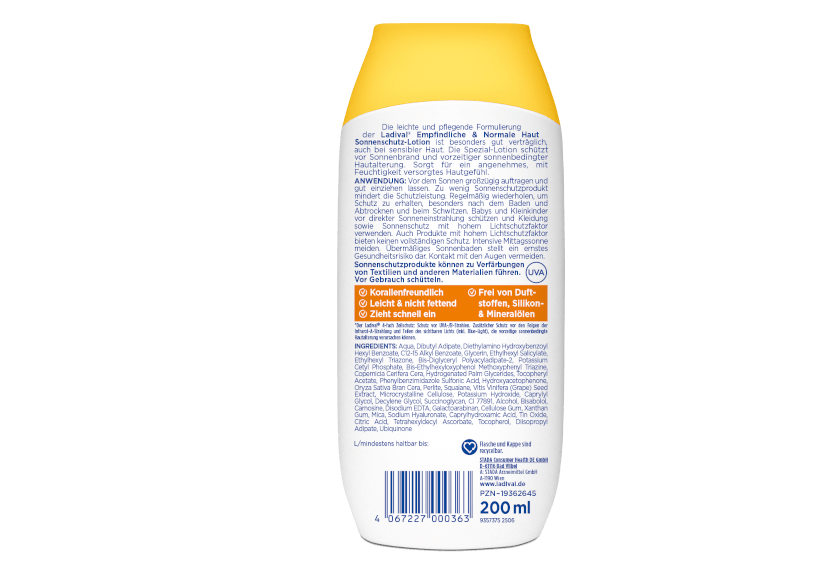 Ladival Empfindliche und Normale Haut Sonnenschutz-Lotion LSF 50+
