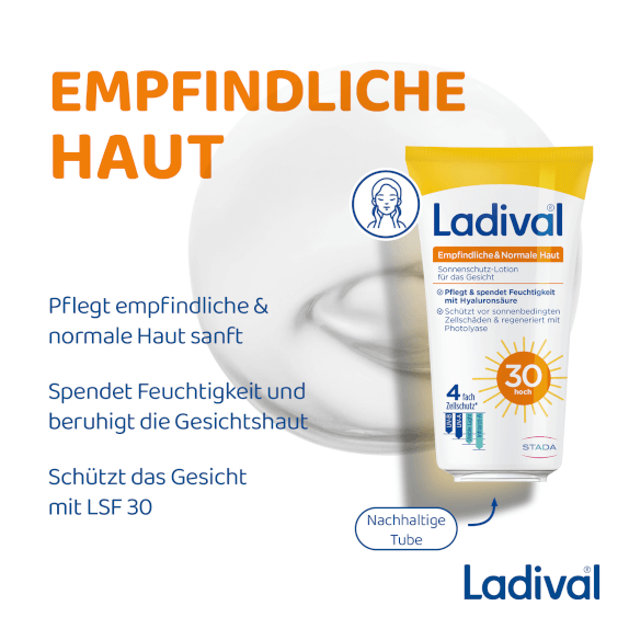 Pflegt empfindliche und normale Haut sanft